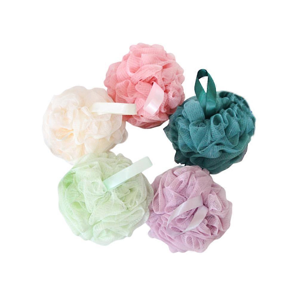 Shower Sponge Bath Ball for Bath Use 10Pcs Assorted Color Bathing Accessory