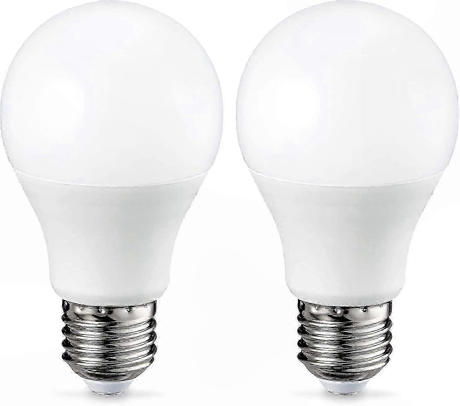 LED E27 Screw Bulb, 2-Pack 9W Dimmable, Equivalent to 60W, Warm White