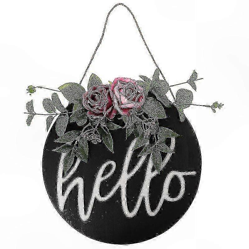 Single Welcome Wreath compatible with Home Decor