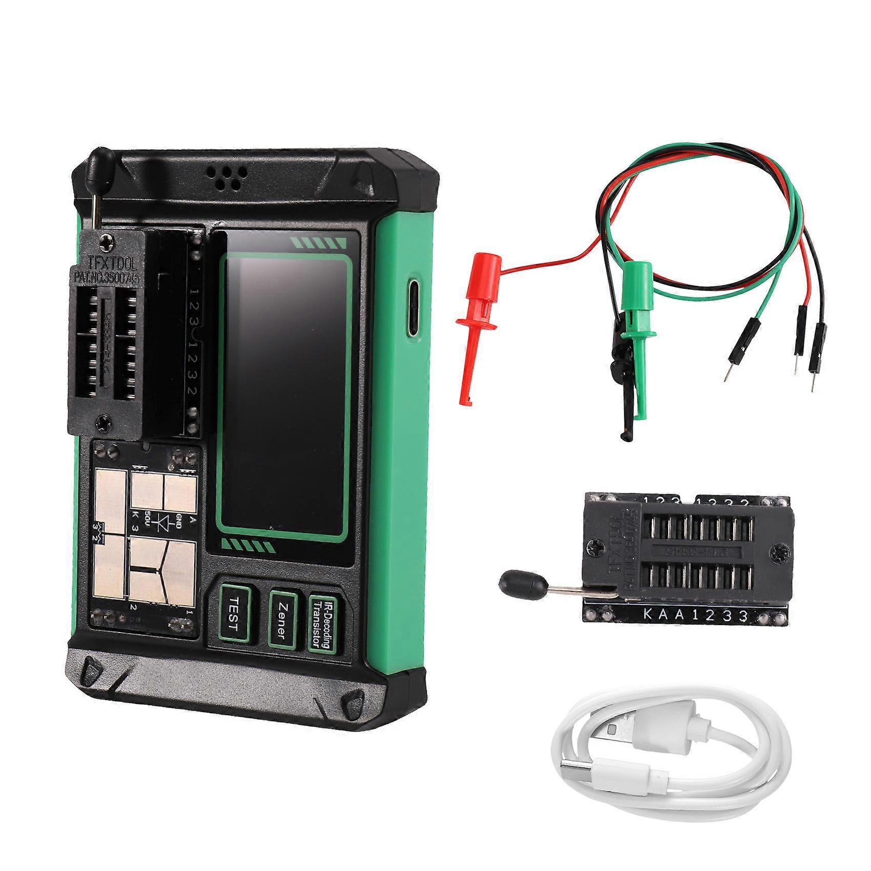 Transistor Tester LCD Digital Multimeter MOS Field-Effect Triode Capacitor Resistance Meter Electronic Component Testing