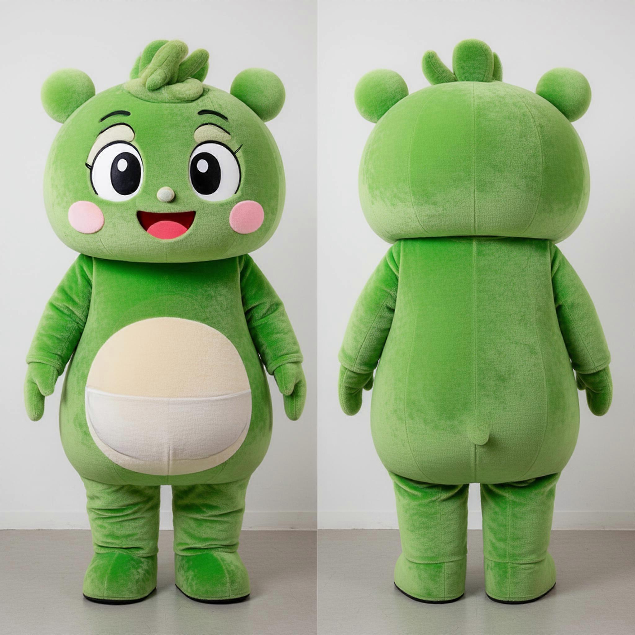 MASTICOT Vibrant Green Rounded Miso Soup Mascot