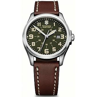 Victorinox infantry vintage Watch for Unisex Analog Quartz with Cowhide Bracelet V241309