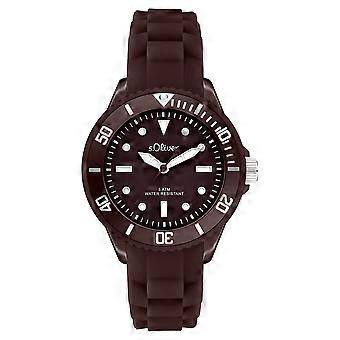 s.Oliver Damen Uhr Armbanduhr Silikon SO-4584-PQ