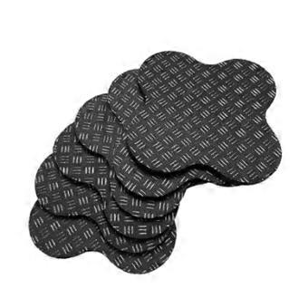 6 tapis de sol antidérapants et anti-vibrations pour tapis de course, vélos elliptiques et autres équipements de fitness.