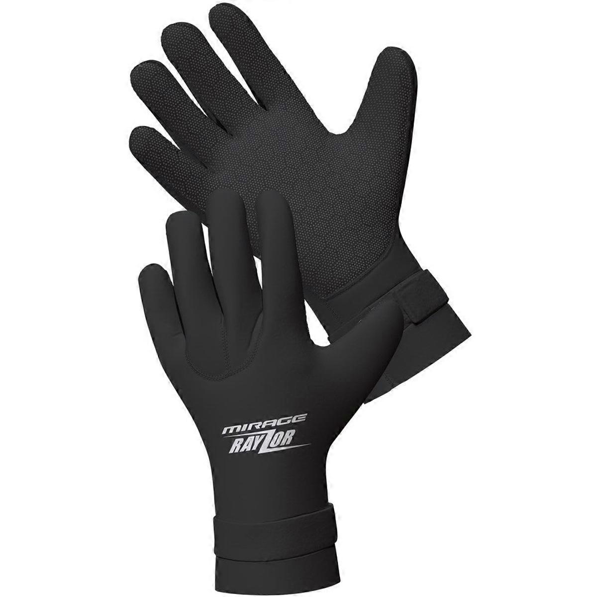 5mm Black Extra Large Dive Gloves Neoprene Construction with Adjustable Strap