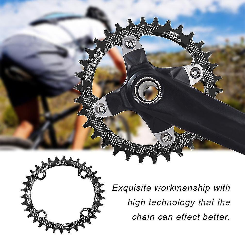 Deckas Narrow Wide Bike Mtb Round Oval Chainring Chain Ring Single Plate