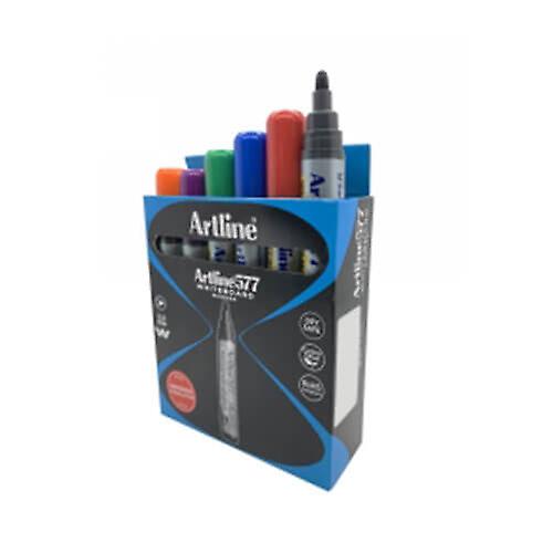 Artline Low Odour Alcohol Based Pigment Whiteboard Marker 2mm Bullet Assorted