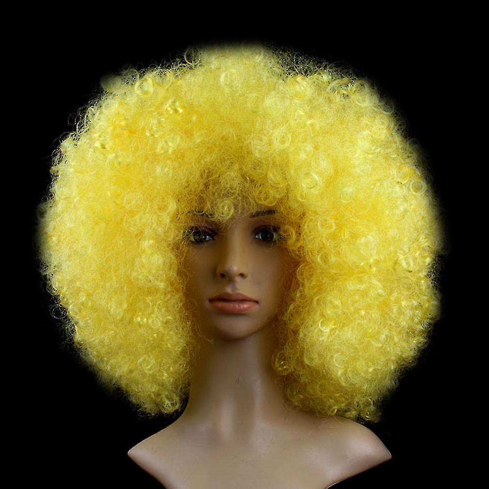 Explosive Hair Wig Extra Large Fluffy Colorful African Wig Curly Cosplay Wig