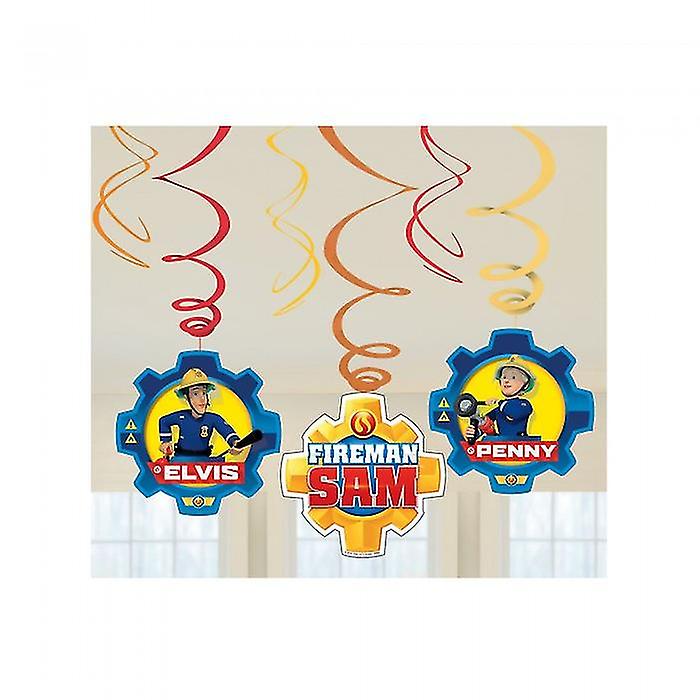 Fireman Sam Swirl ストリーマー (6 個入り)