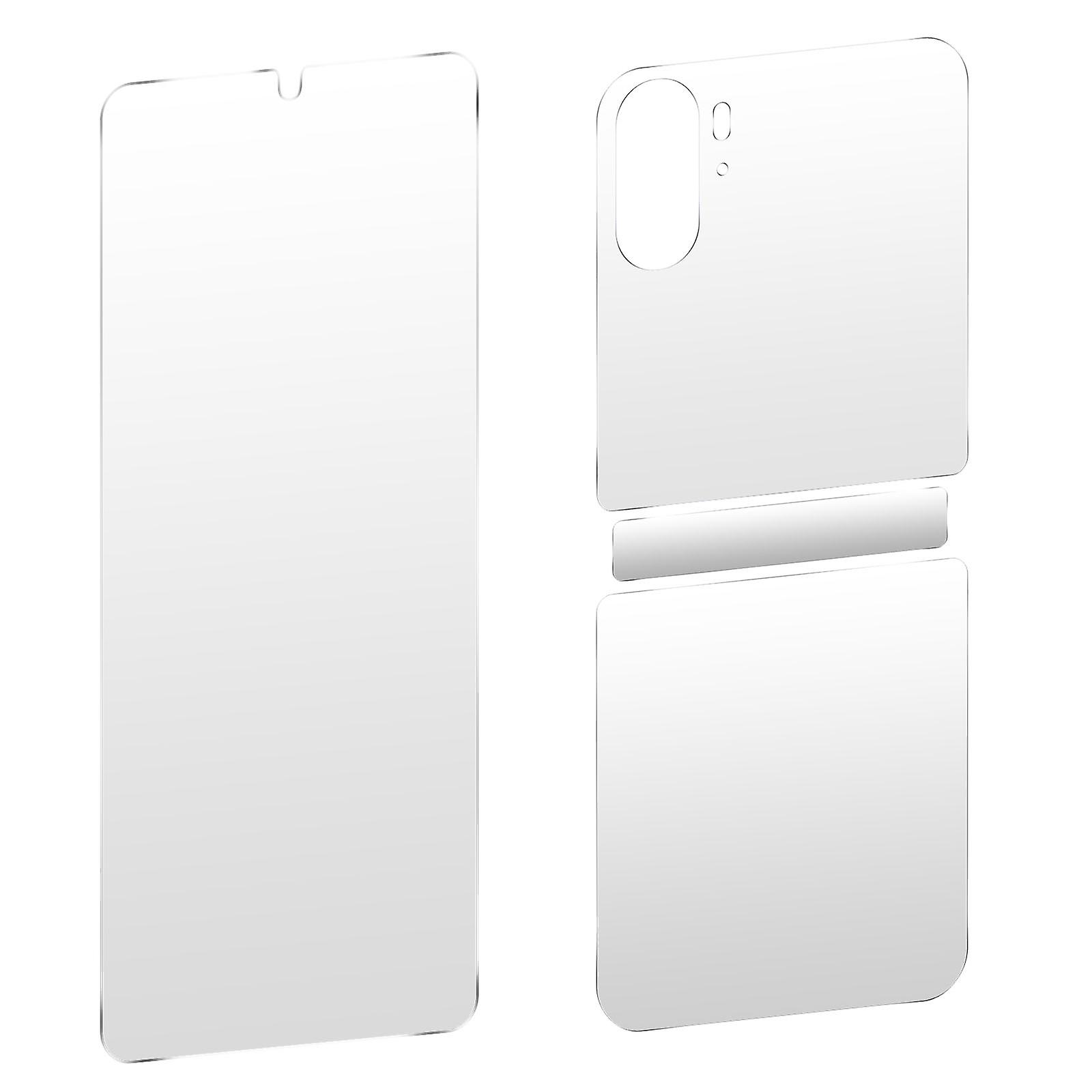 Screen Protector for Oppo Find N2 Flip Front Back Flexible Silicone, Transparent