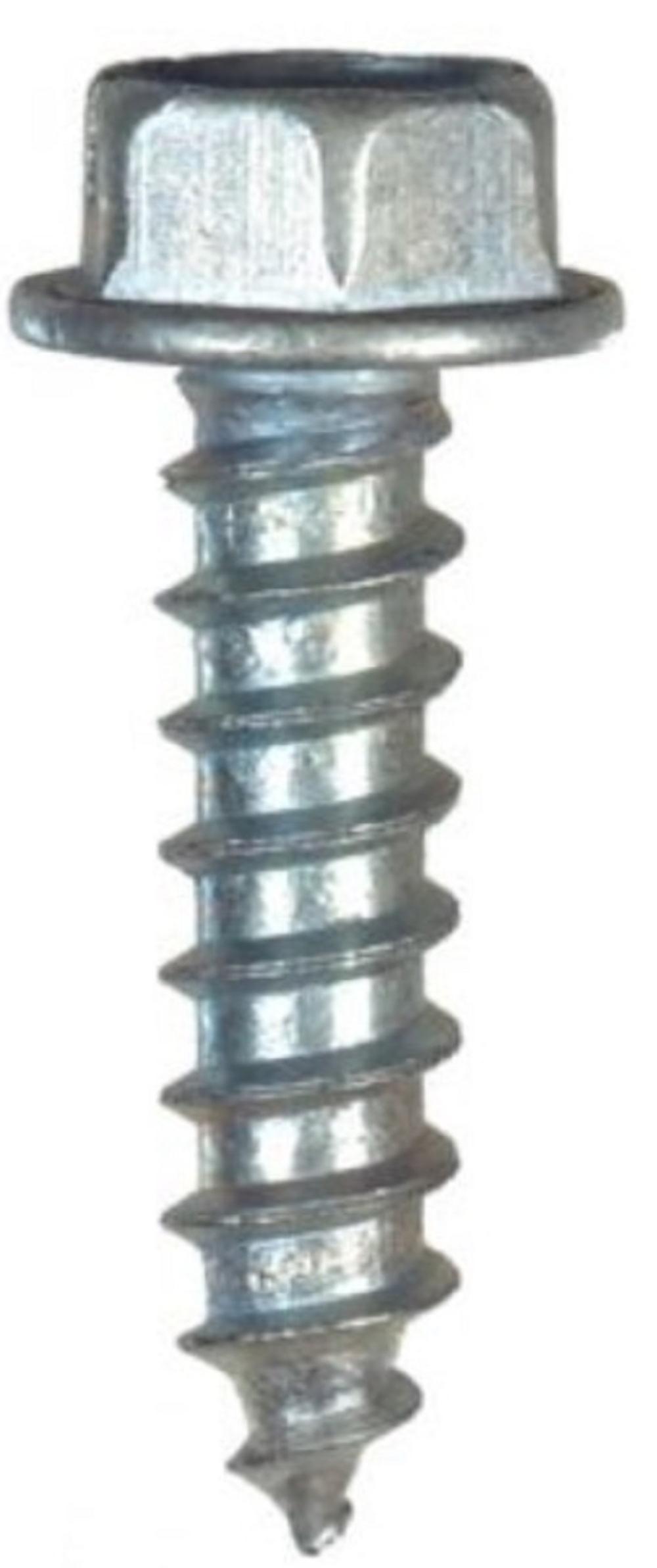 Hillman 5352 Slotted Hex Washer Head Sheet Metal #14 x 1 inch Zinc 4-Pack