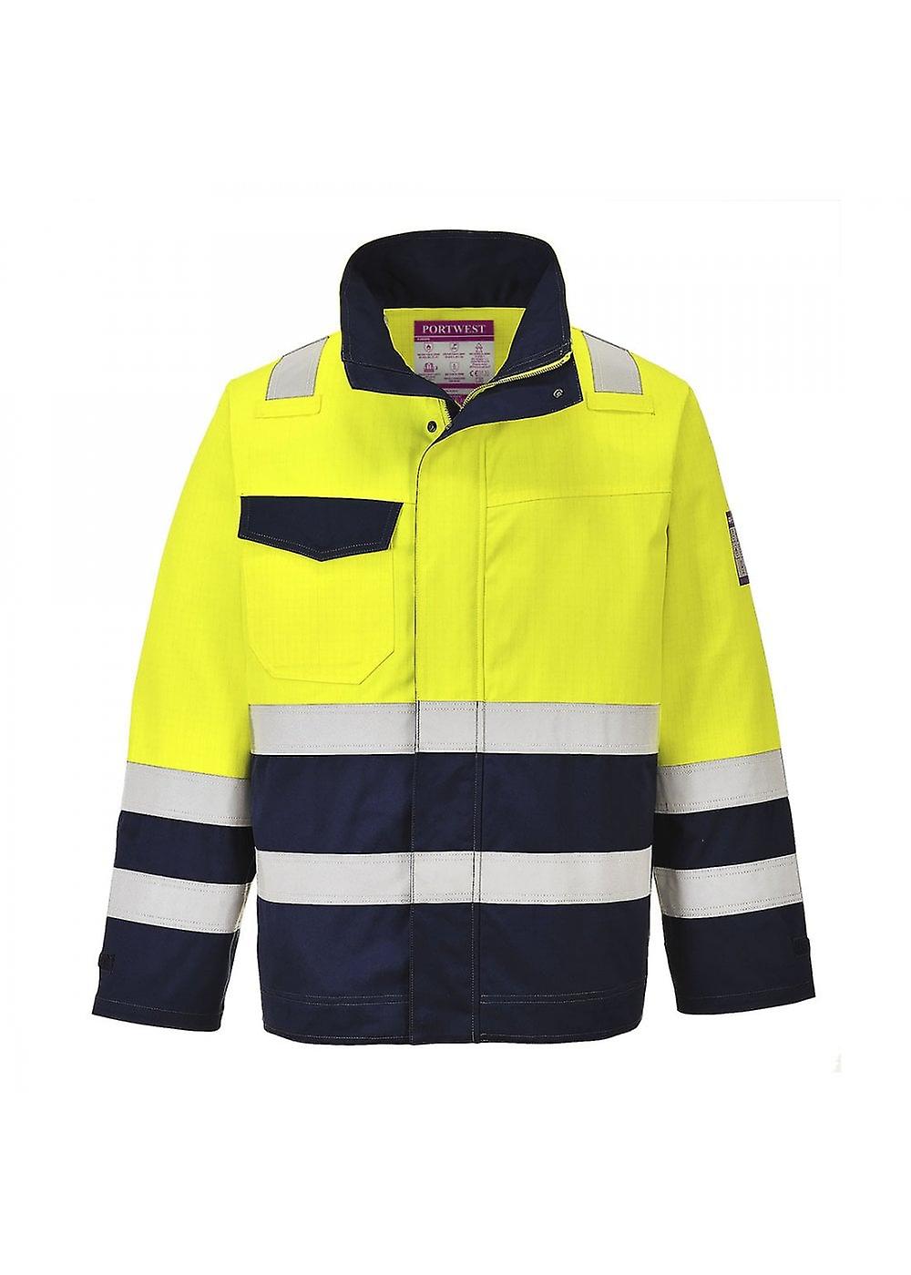 Men's Portwest Hi-Vis Modaflame Jacket MV25