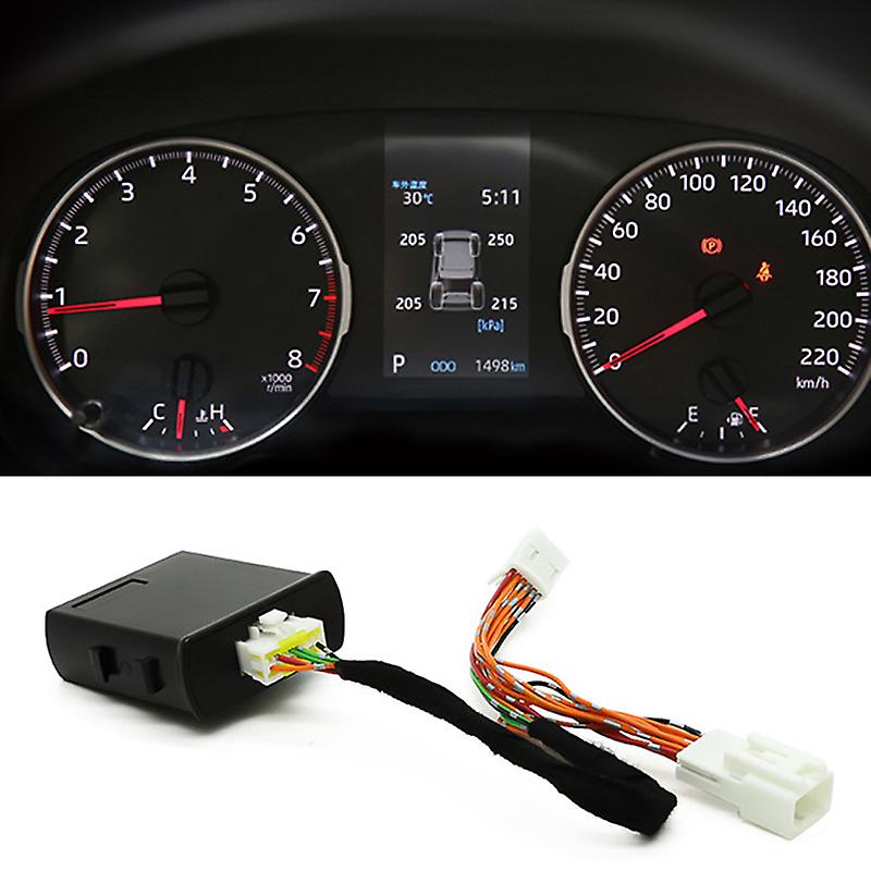 For Toyota Rav4 2019-2022 Xa50 Smart Car Tpms Tyre Pressure Monitoring System Digital Lcd Dash Board Display Security Alarm
