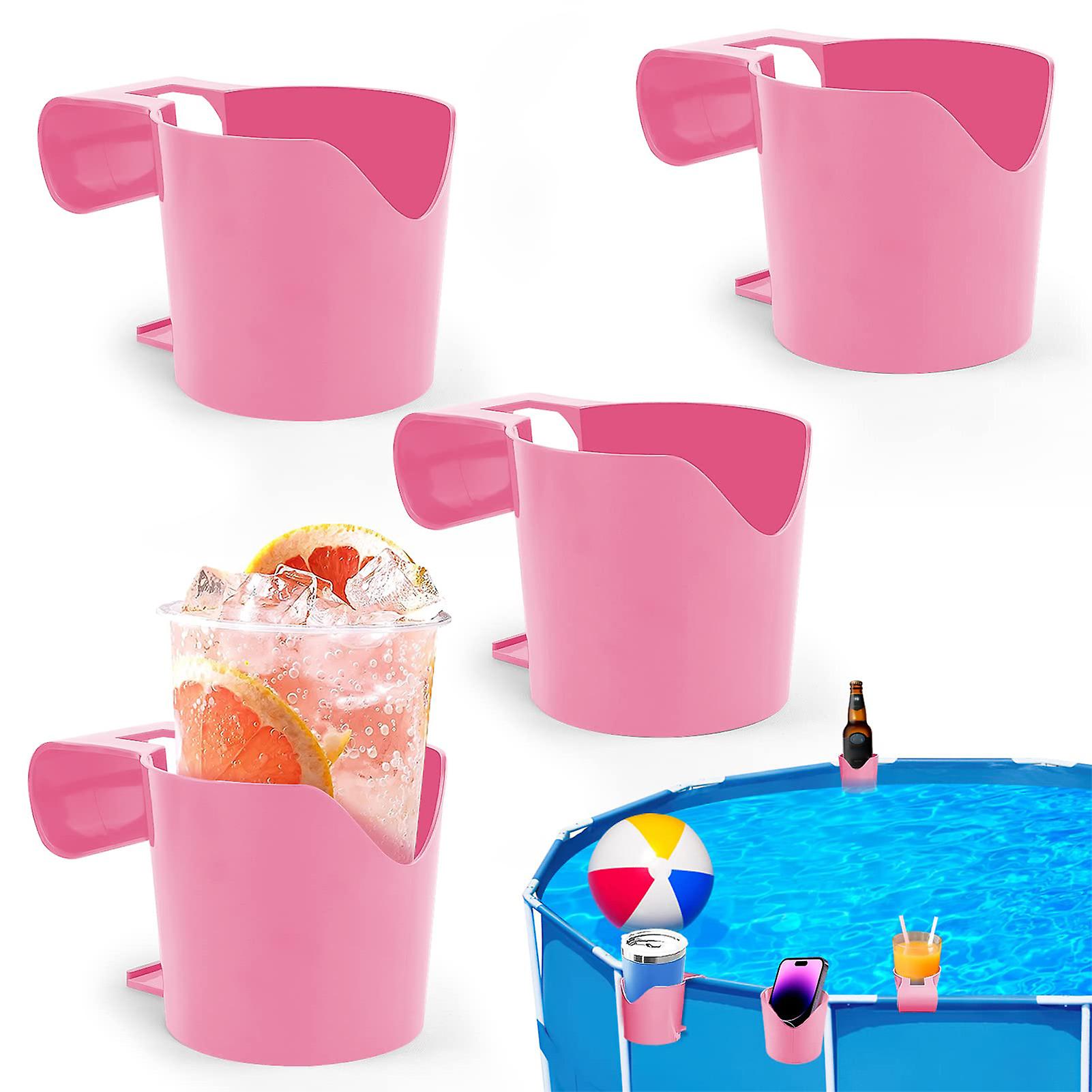 Swimming Pool Drink Holder Reusable Pool Drink Holder Racks For Above Ground Pools Supplies