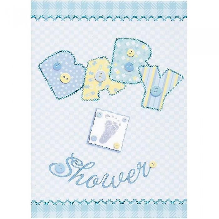 Unique Party Stitch Baby Shower Invitations (Pack of 8)