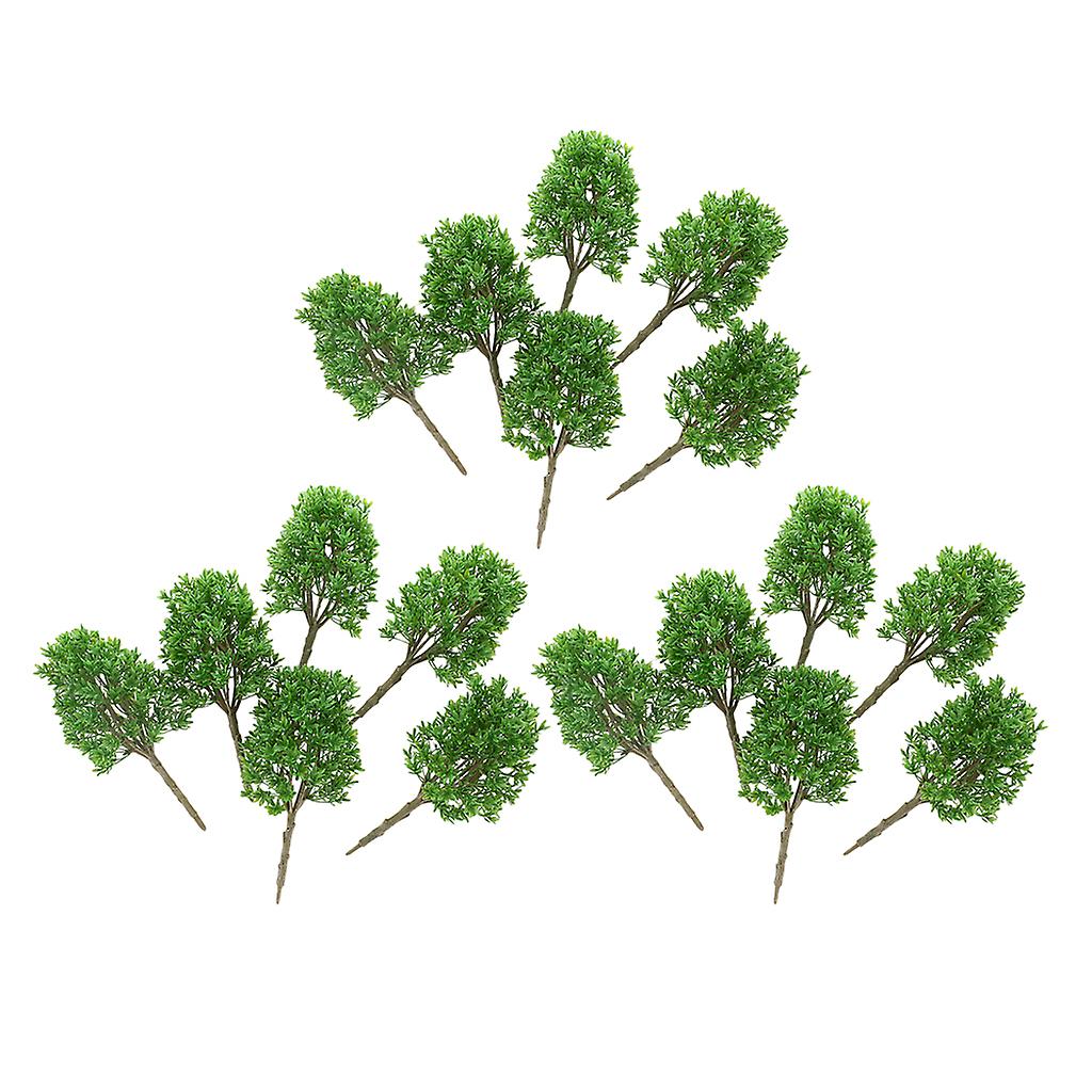 18Pcs Model Trees for Layout Train Railroad Landscape Scene 1:30 Scale Kit