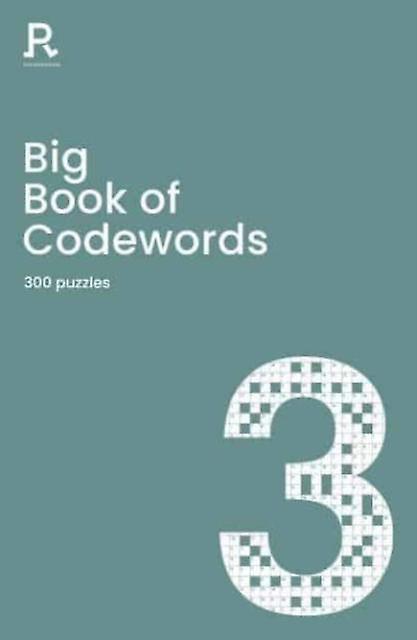 Big Book Of Codewords Book 3 by Richardson Puzzles and Games Paperback Book
