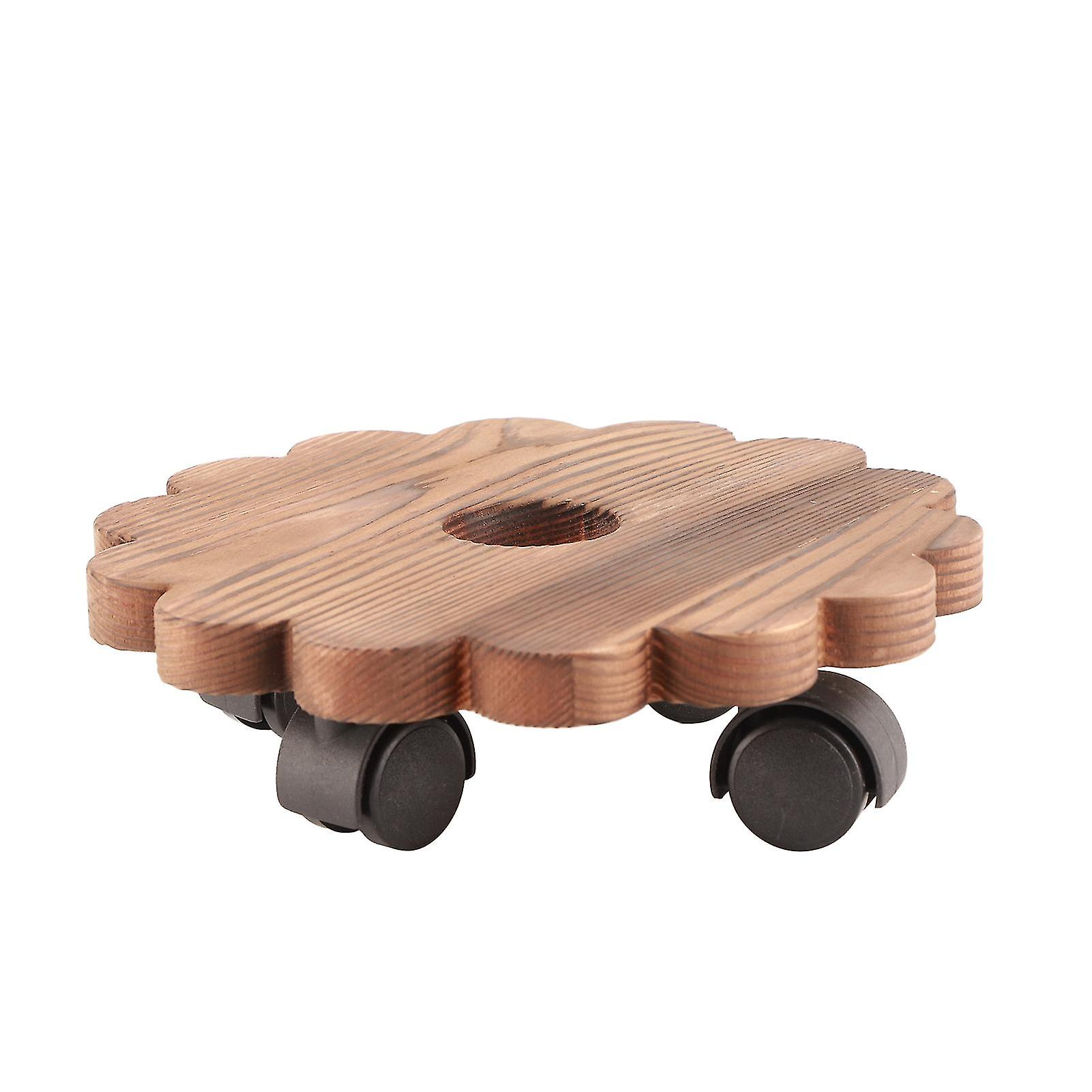 Flower Round Bracket Removable Solid Wood Flower Pot Holder Plant Stand
