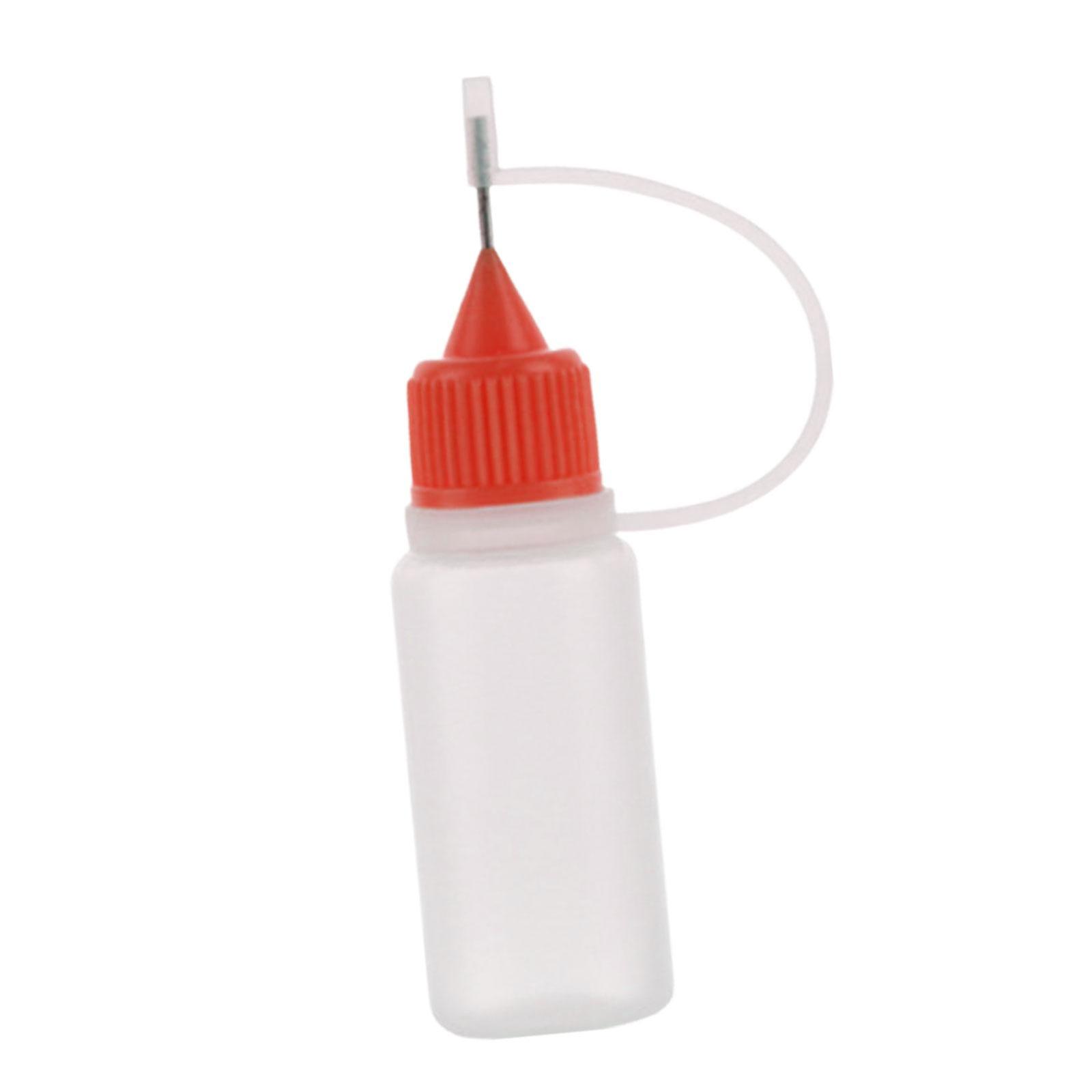 10x Precision Tip Glue Bottles Applicator for Glue Applications Paper Crafts Red