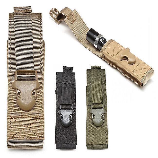 Extérieur Militaire Molle Poche Tactique Lampe De Poche Chasse Accessoire Sac