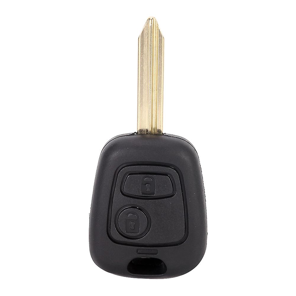2 Button ABS Car Key Shell Case Accessory Compatible with Citroen C1, C2, C3, C4, Xsara Picasso