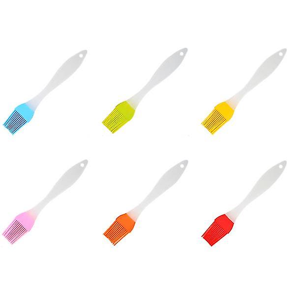 3個イエロースプリットオイルブラシバーベキューブラシシリコンブラシベーキングブラシAz13189