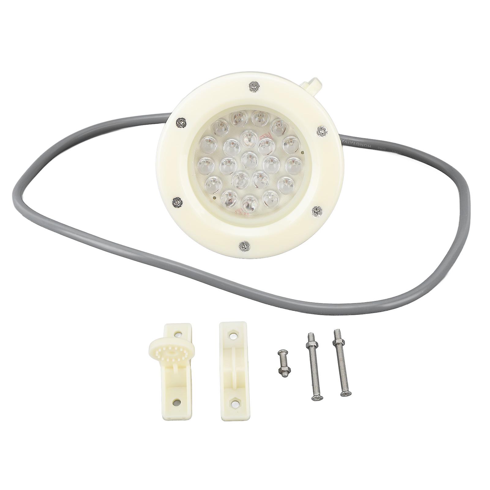 110mm Orange-Yellow Waterproof LED Light for Underwater Pools, 220V