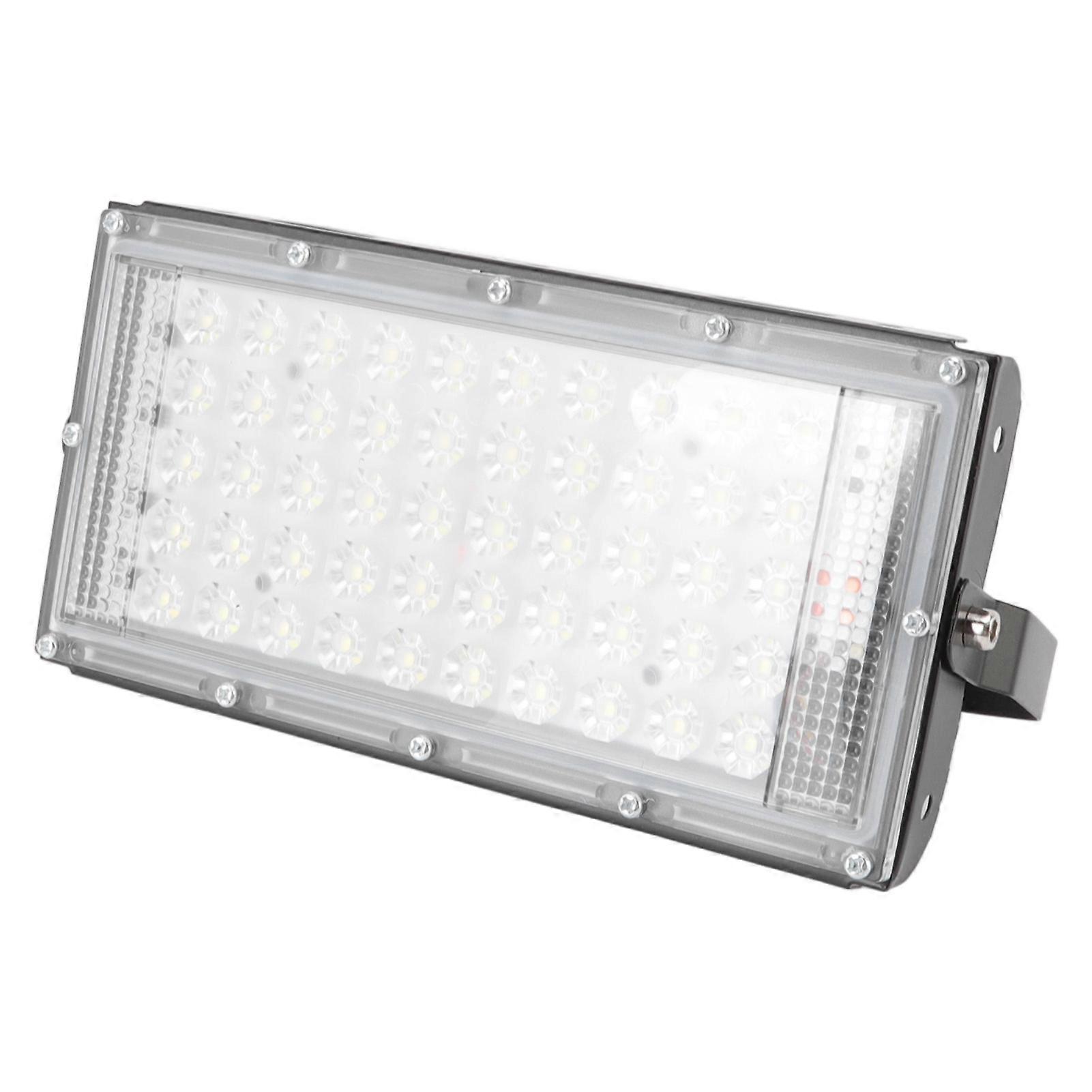 LED Flood Light, Waterproof, White, Adjustable, Outdoor, Yard, Balcony