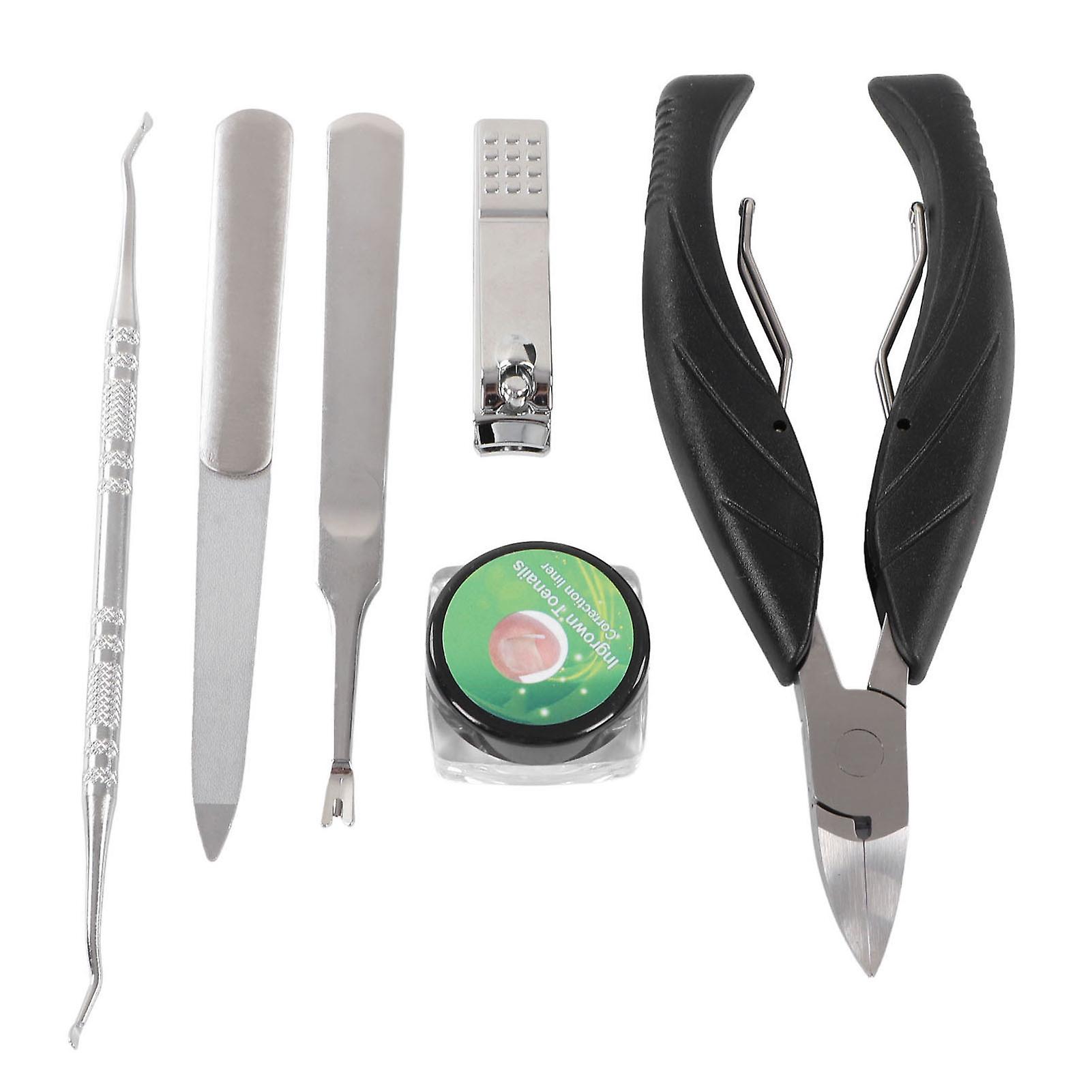 Ingrown Toenail Treatment Kit, 50 Pcs Toenail Correction Strips with File Lifter, Ingrown Toenail Tool Kit