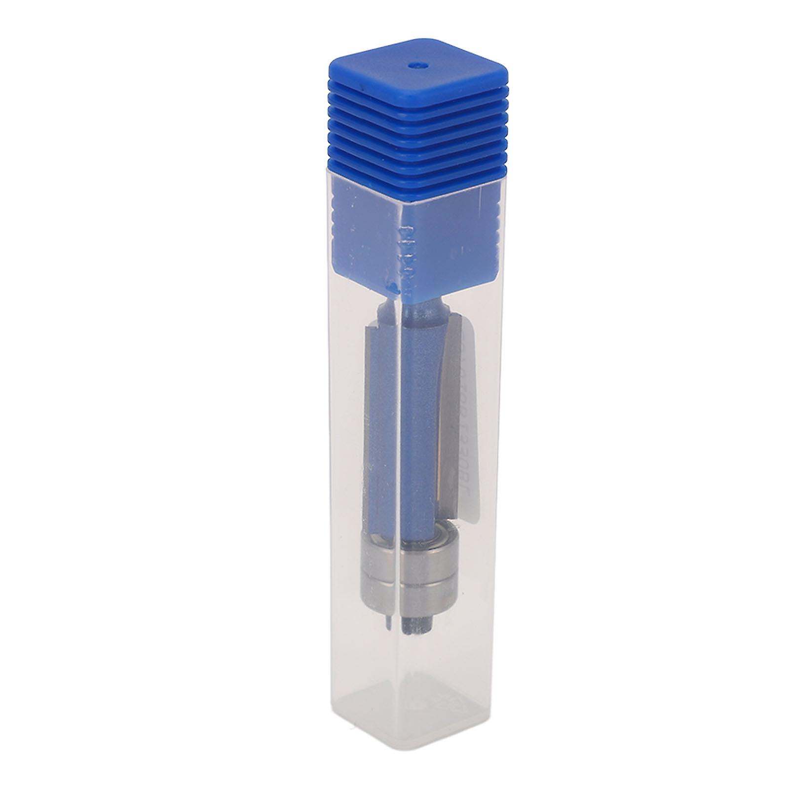 Flush Trim Router Bit 1/4 Shank Double Bearings Carbide Sturdy Woodworking Milling Cutter