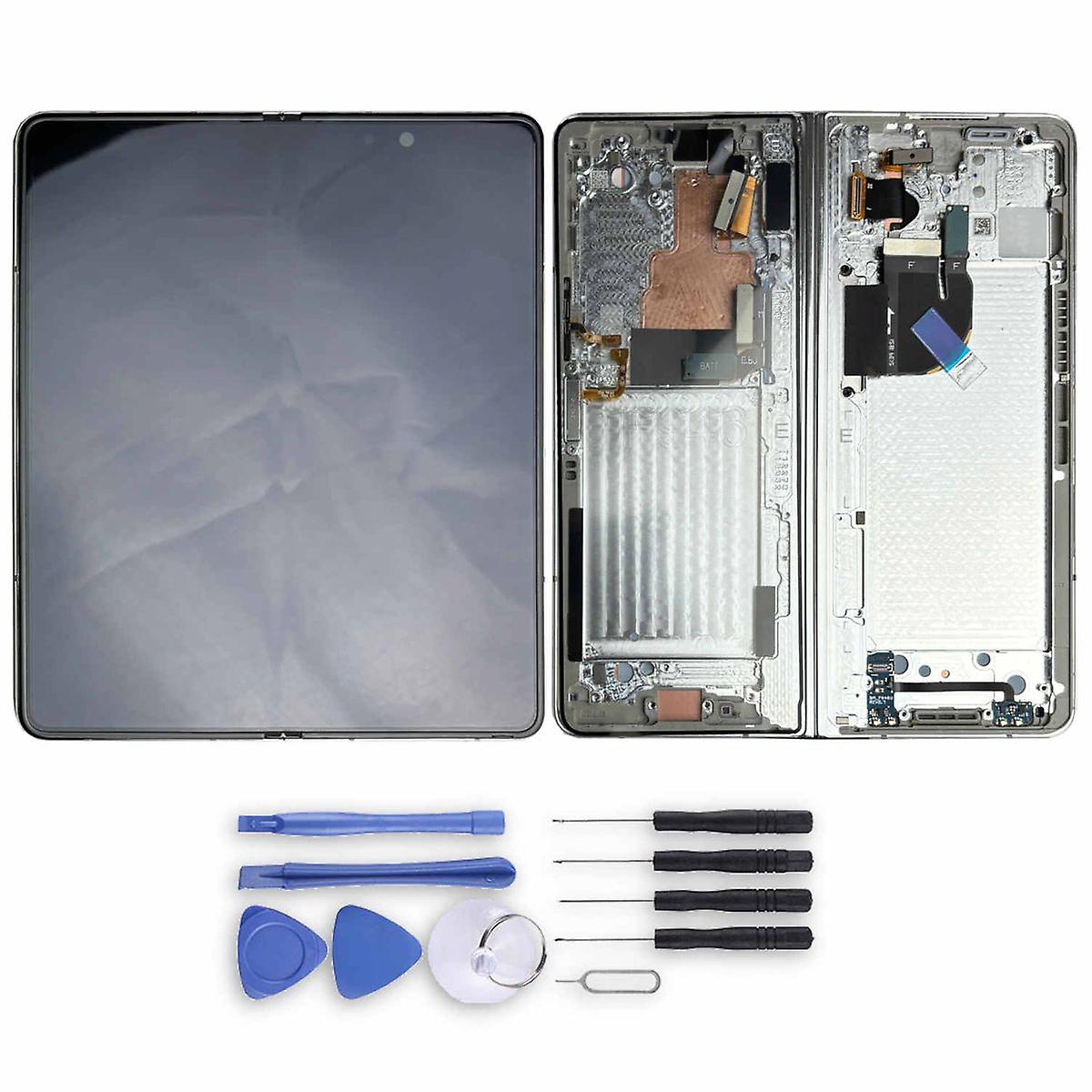 Samsung Galaxy Z Fold5 GH82-31842B Display LCD Unit Touch with Frame Spare Part Repair Cream