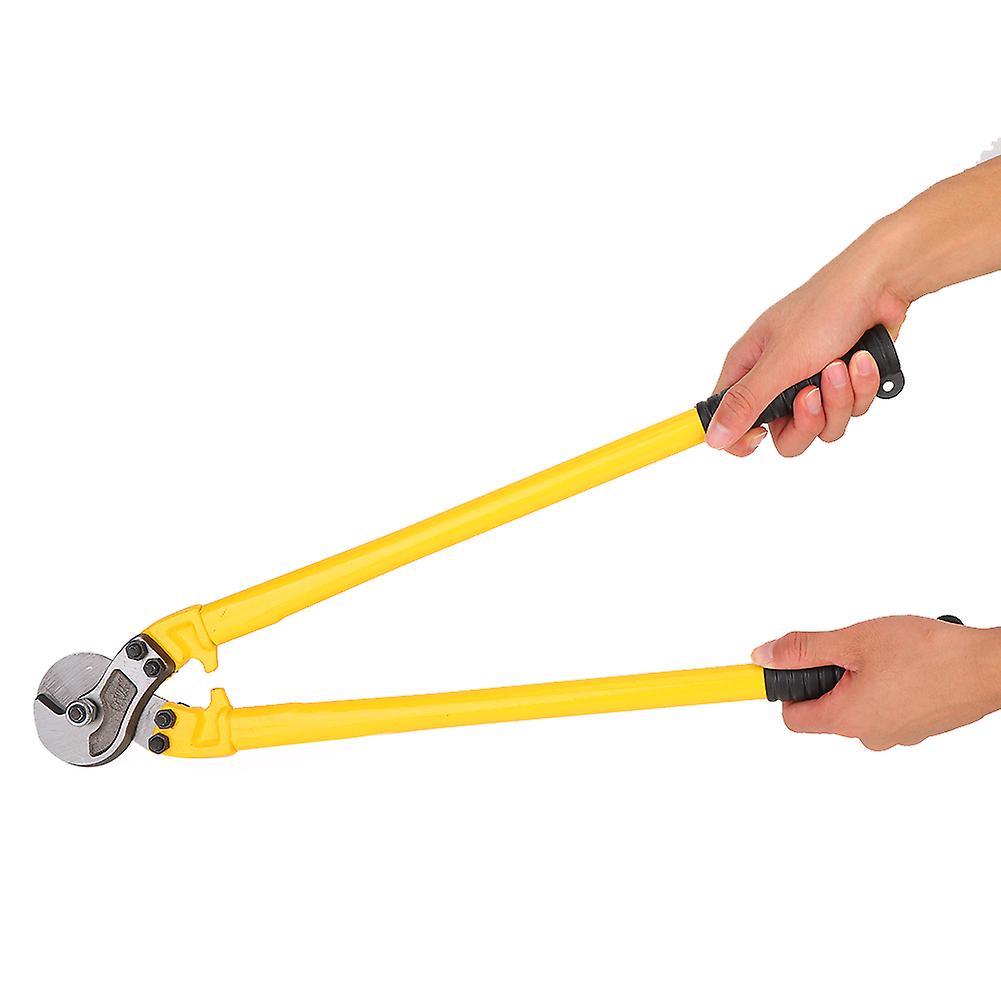24 Inch Heavy Duty Carbon Steel Cable Wire Rope Cutter Hand Tool for Cutting Cables (Wire Rope)