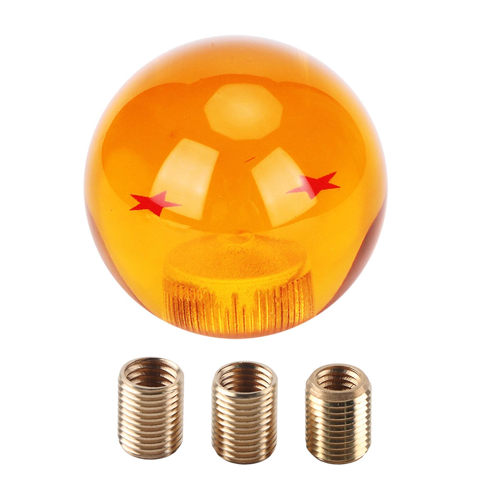 Gear shift knob for car with adapter replacement, ball design