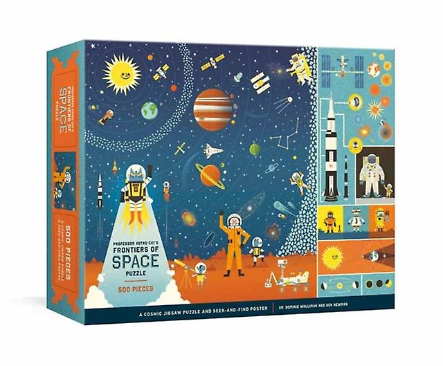 Professor Astro Cats Frontiers Of Space 500piece Puzzle by Ben Newman Miscellaneous print Book
