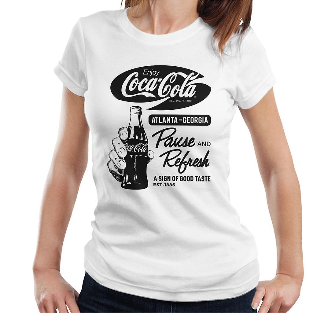 Coca Cola Retro Pause And Refresh Women's T-Shirt