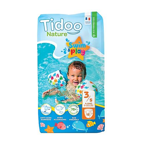 Bath diapers T3 S (4-9 kg) 12 units