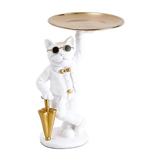 Useful Bulldog Statue Versatile Resin Anti-fade