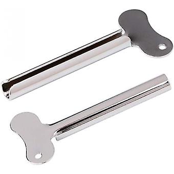 SBMLV-5 Pieces Metal Tube Roller, Toothpaste Tube Squeezer Roll-up Key Dispenser, Paint Squeezing Little Gadget Tool