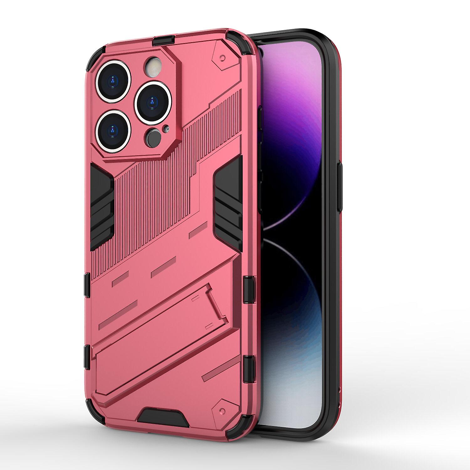 Slim Case For iPhone 15 Pro Shockproof Dual-Layer Stand Cover