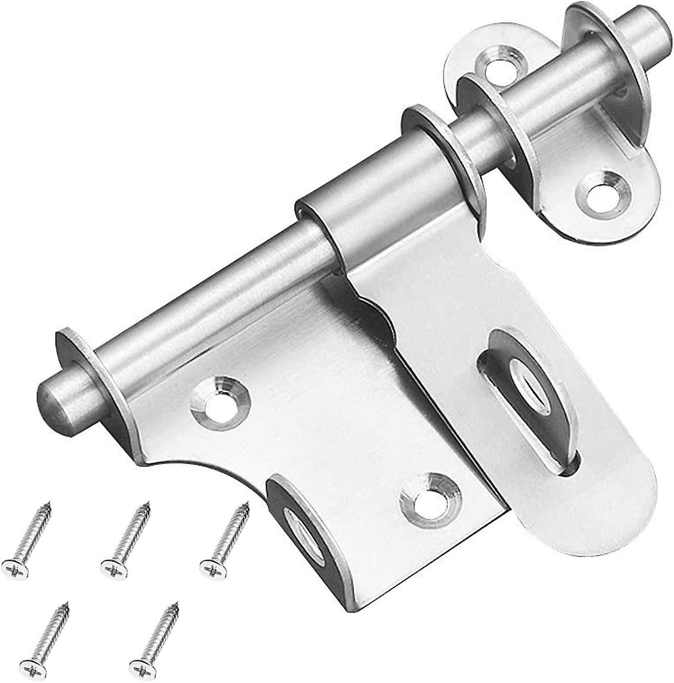 Thickened Stainless Steel Sliding Door Latch Bolt Solid for Bathroom