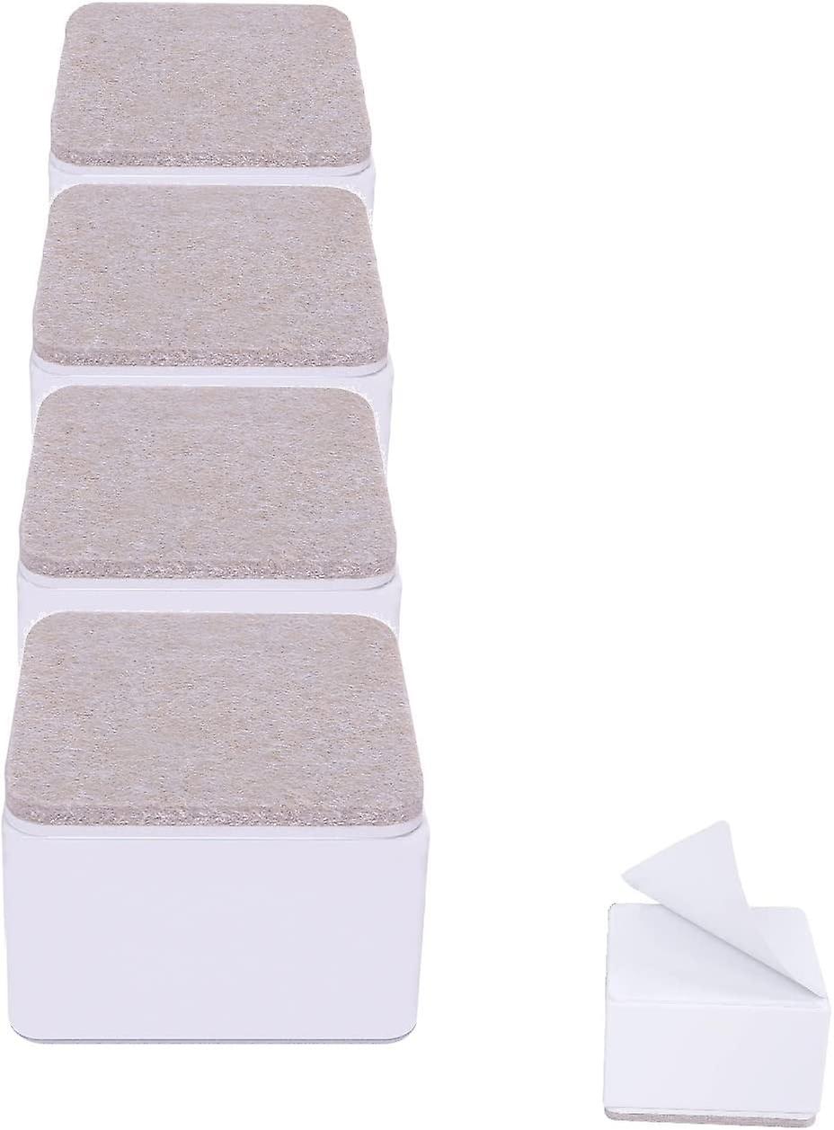 Bed Risers Furniture Risers Add 2 Inch Height, Solid Steel Support 10000 Pounds, Table Ris