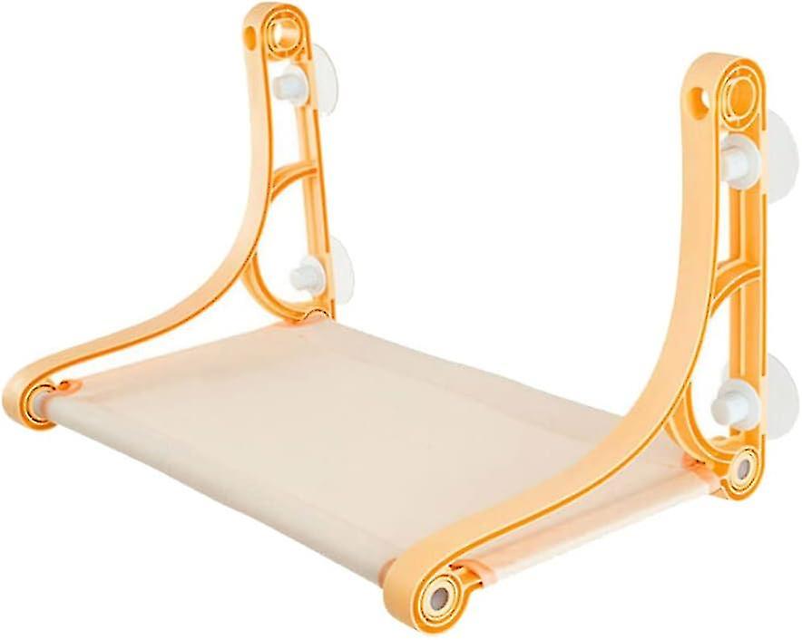 Space Saver Window Hanging Mat with Suction Cups - Cream, Extra Resting Shelf