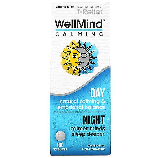 MediNatura, WellMind Calming Day/Night, 100 Tablets