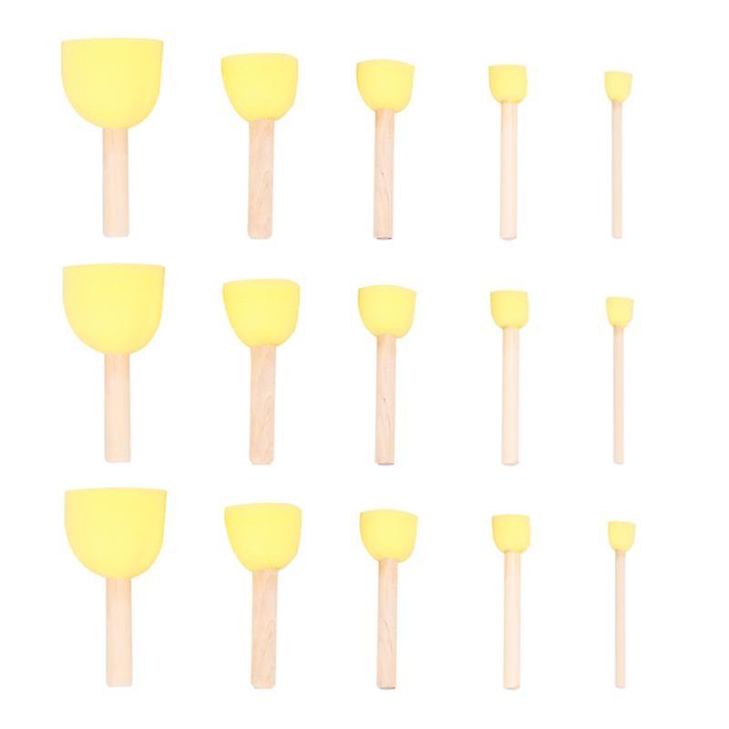 15pcs Sponge Painting Brush