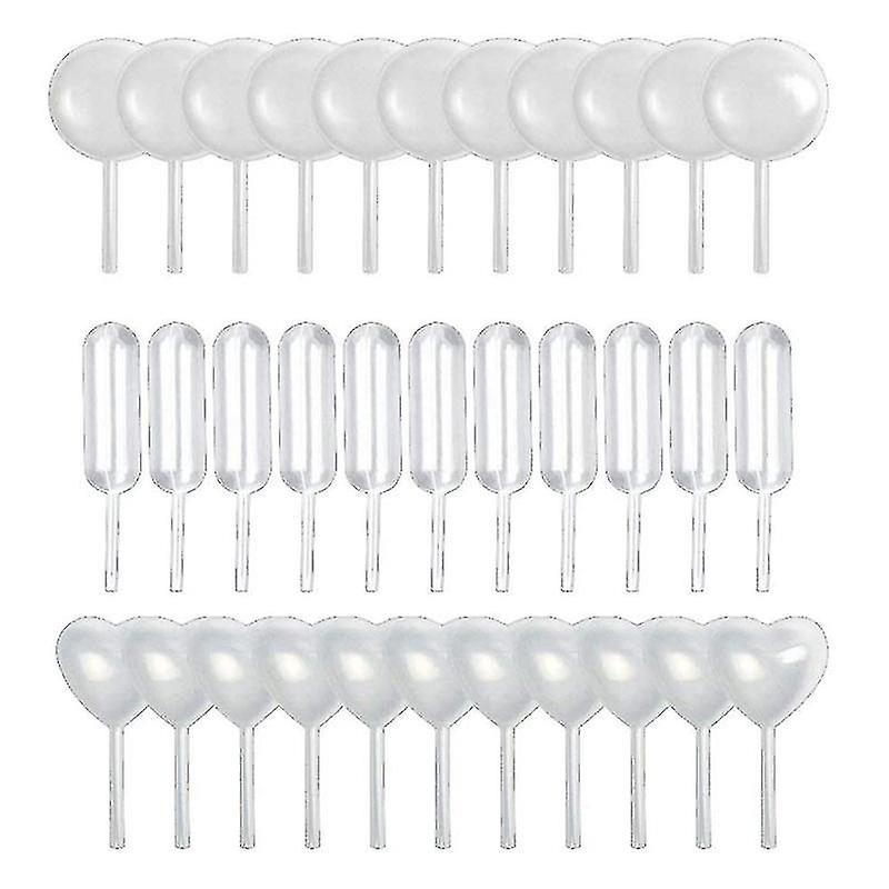200pcs Clear Translucent Liquid Dropper Pasteur Pipettes For Cakes, Chocolates,easy Squeeze