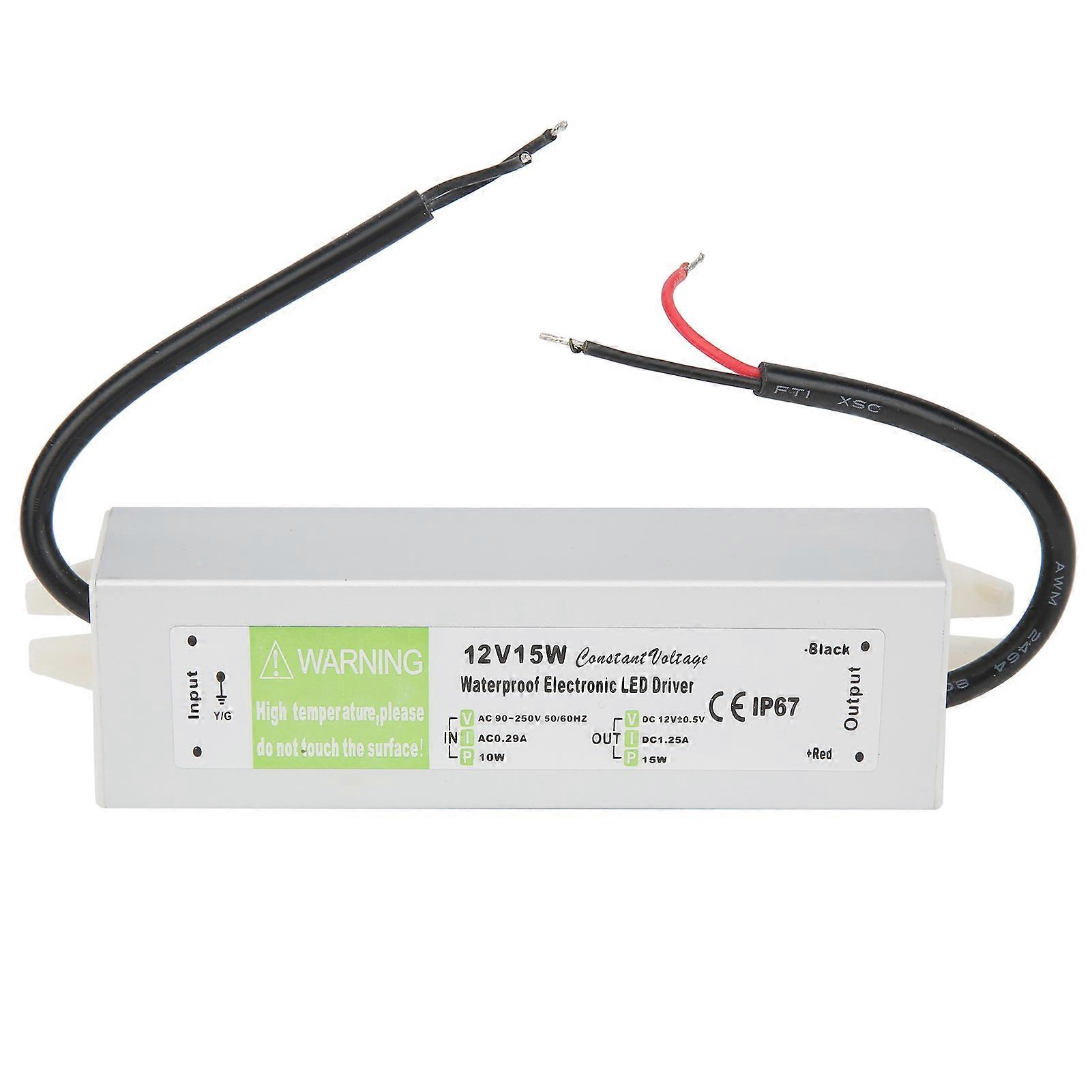 ماء التبديل امدادات الطاقة 15W AC90-250V LED سائق محول امدادات الطاقةDC24V
