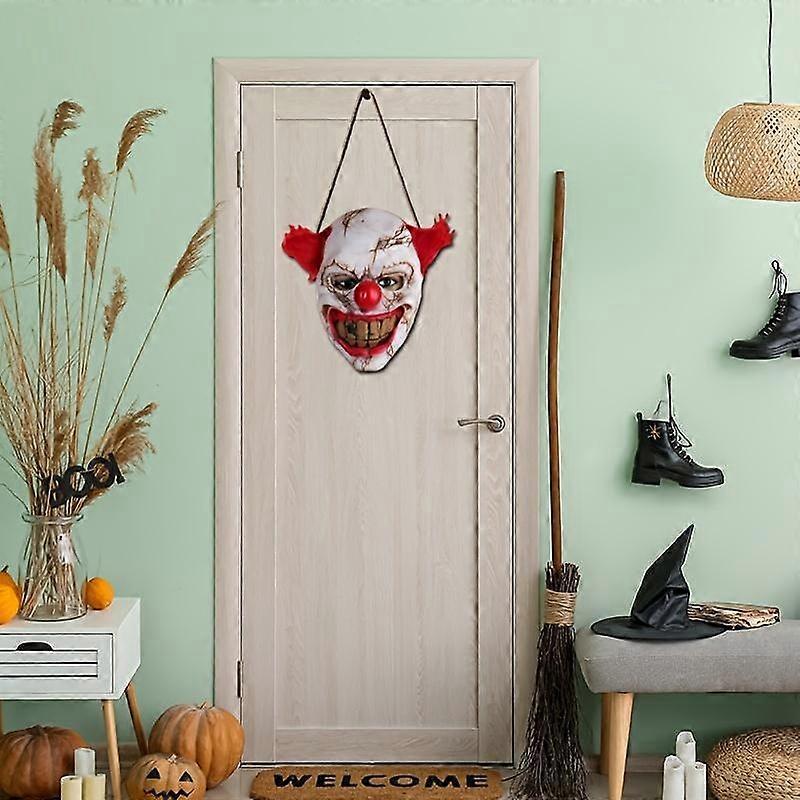 New ModelsVintage Red-Haired Latex Clown Mask For Adults - Perfect Halloween Costume Accessory