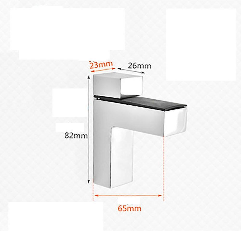 2pcs Glass Shelf Support Adjustable and Adaptable Thickness Shelf Bracket