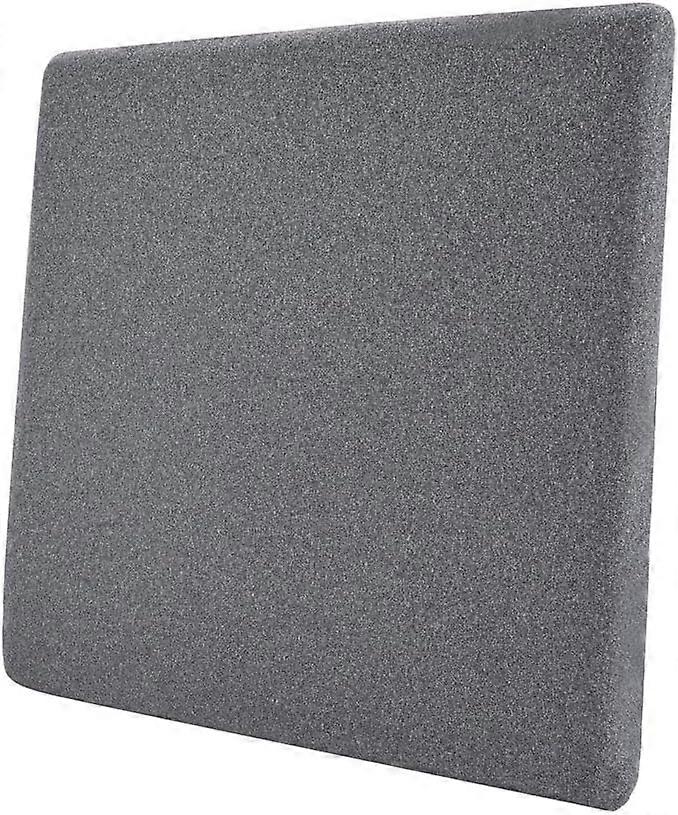 Square Gray Memory Foam Seat Cushion