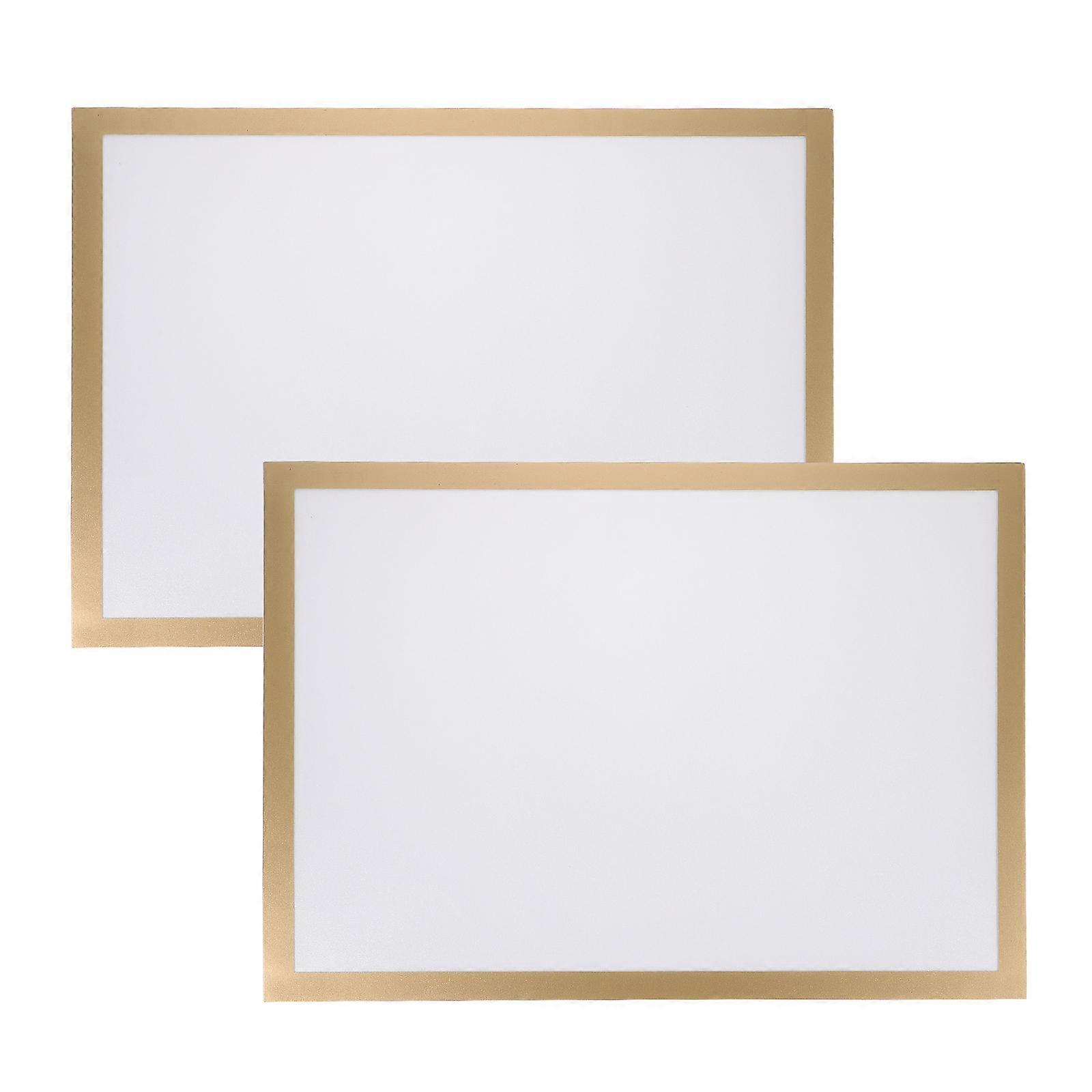 2 Sets A3 Frame Magnetic Frames Fridge Clear Magnetic Frame Flexible PVC Sheet Document Frame